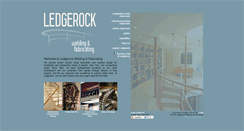 Desktop Screenshot of ledgerockfab.com